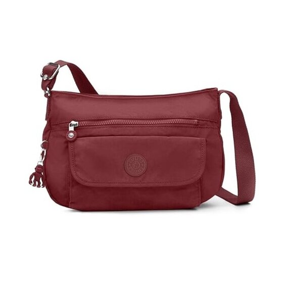 New Kipling Syro Crossbody Bag Intense Maroon - Picture 1 of 8